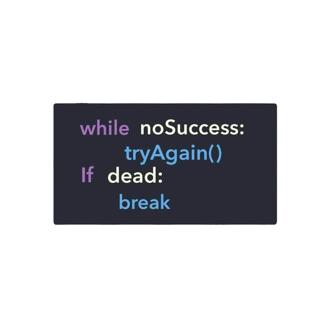 If Dead Stop Sticker